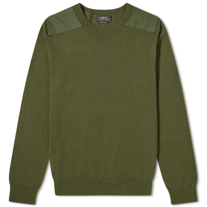 Photo: A.P.C. Ernest Military Crew Knit