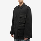 Balenciaga Men's Cargo Military Jacket in Black