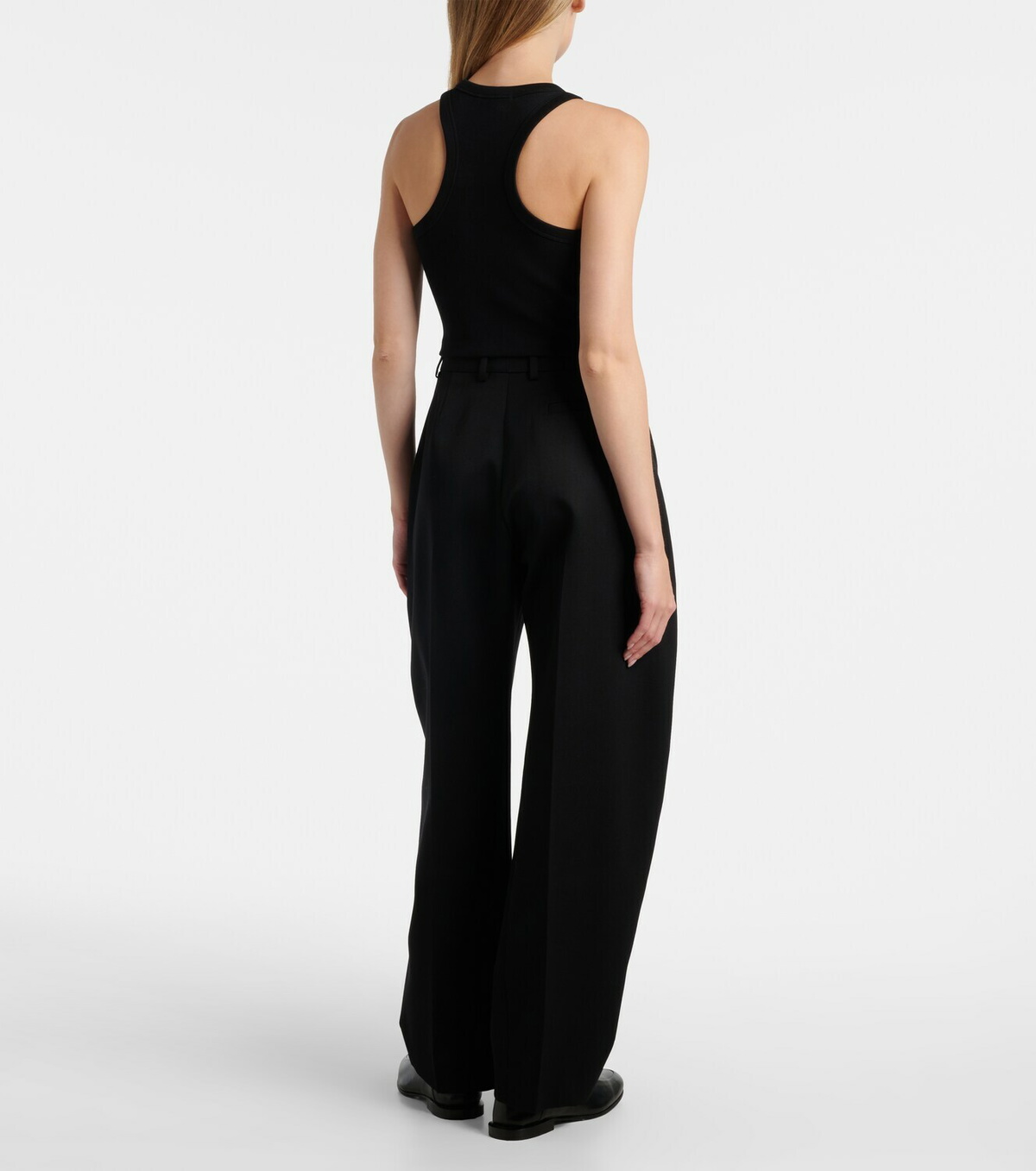 Givenchy Logo cropped cotton jersey tank top