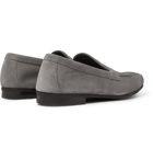 John Lobb - Thorne Suede Penny Loafers - Gray