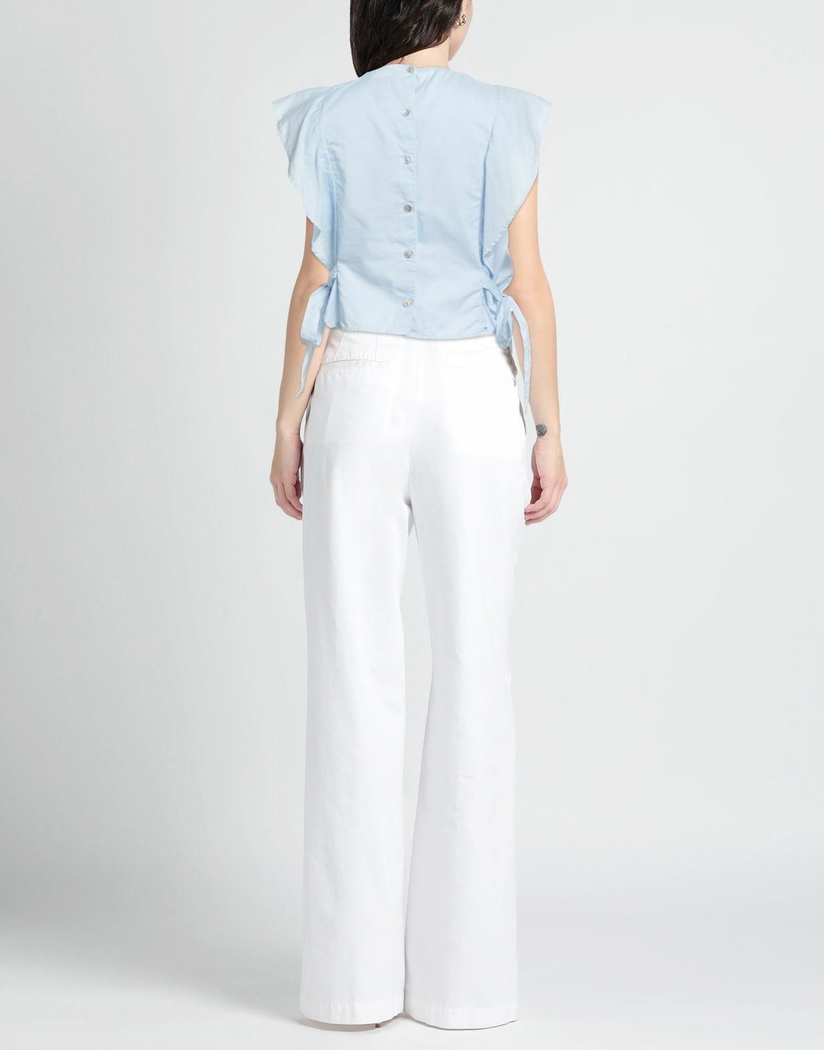 Alessia Santi Womens Top in Sky blue