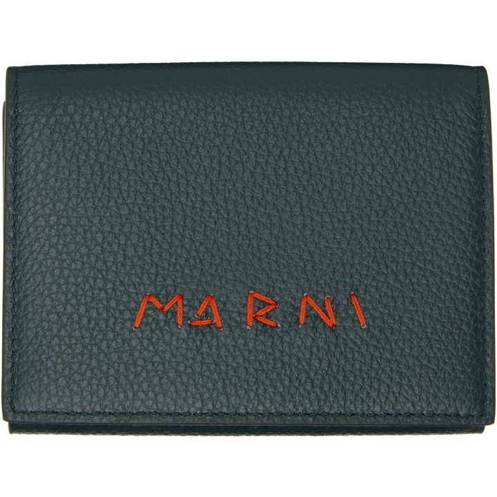 Photo: Marni Green 'Marni Mending' Leather Trifold Wallet