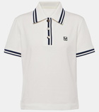 Tory Sport Cotton-blend piqué polo shirt