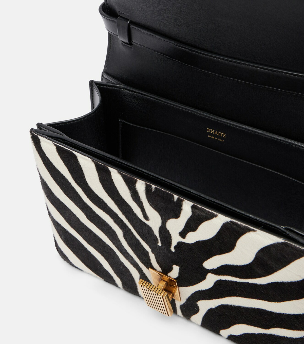 Khaite Blake calf hair crossbody bag