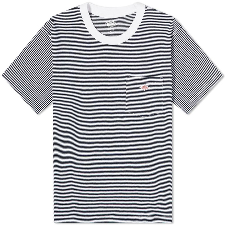 Photo: Danton Stripe Crew Neck Pocket Tee