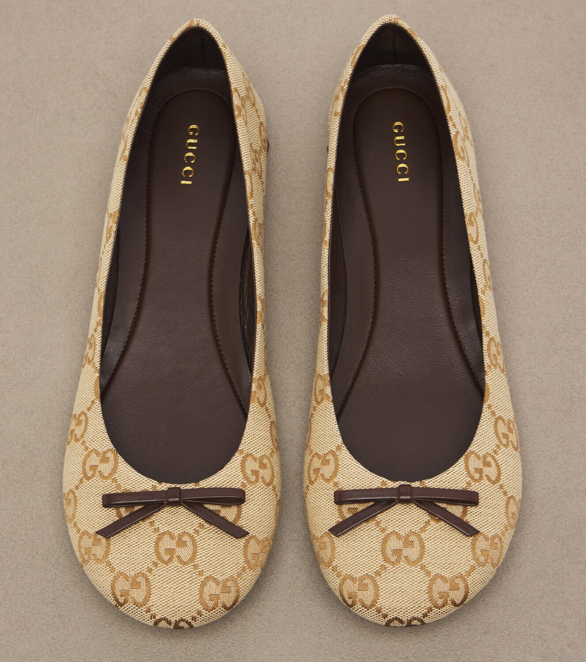 Gucci GG canvas ballet flats