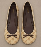 Gucci GG canvas ballet flats
