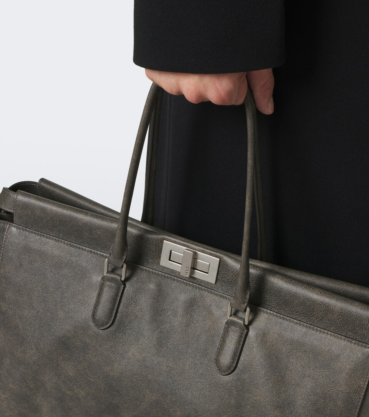 Fendi Peekaboo® Large leather tote bag