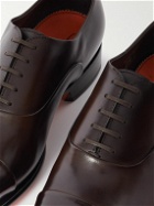 Santoni - Issac Leather Oxford Shoes - Brown