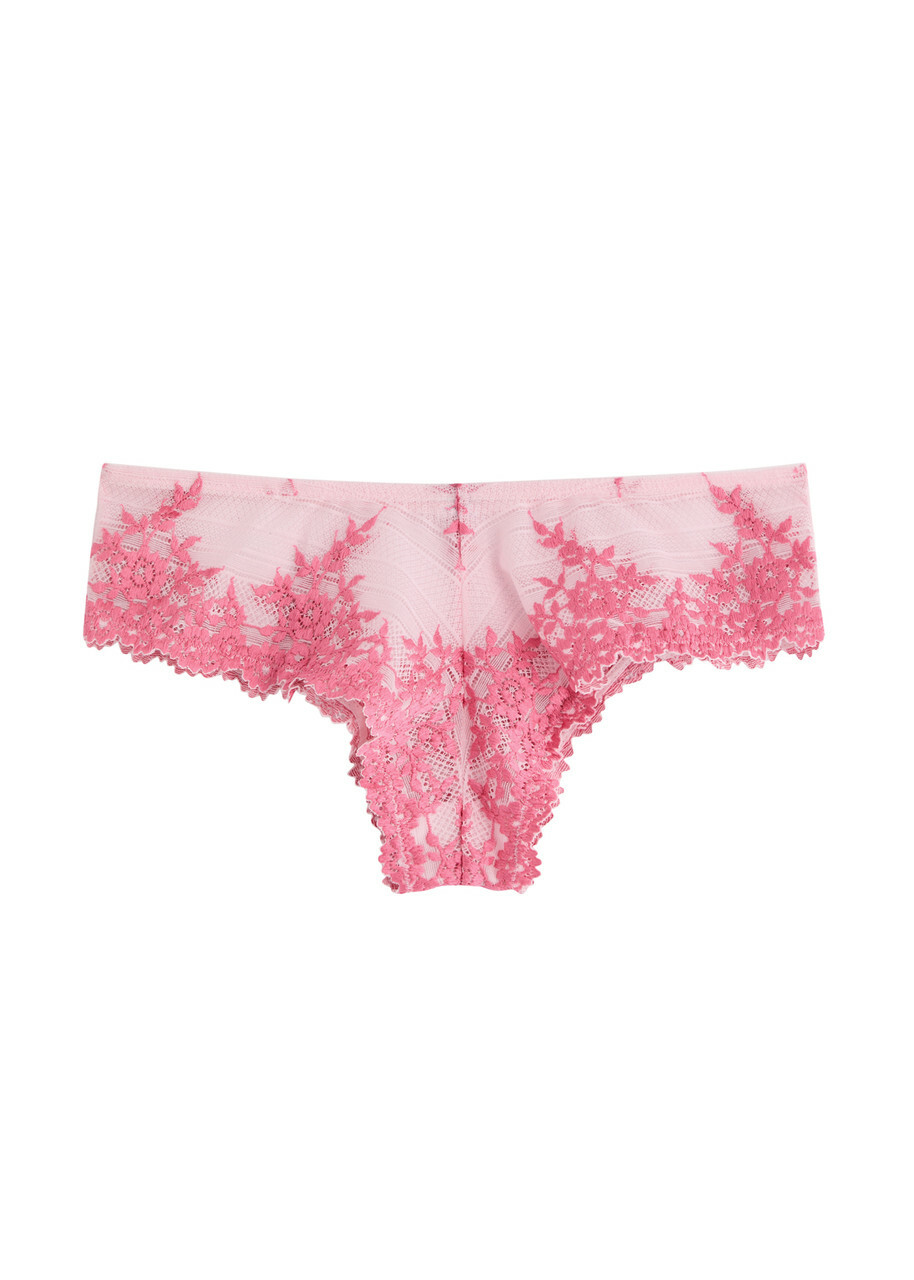 Wacoal Embrace Lace Embroidered Briefs Pink