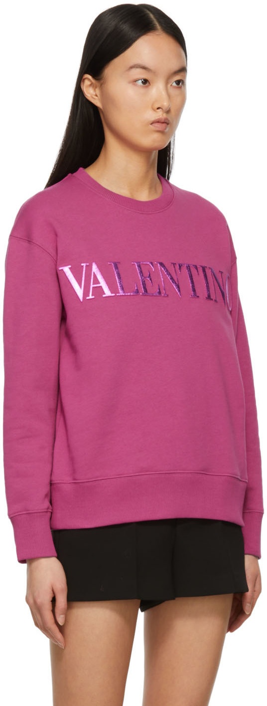 Valentino Pink 'Valentino' Sweatshirt