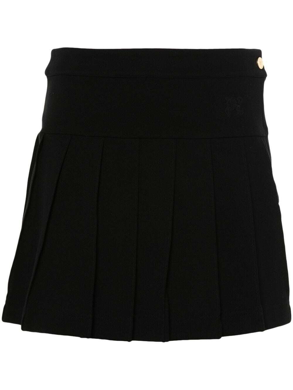 スカート PALM ANGELS MONOGRAM PLEATED SKIRT PALM ANGELS - Monogram Pleated Skirt Palm Angels