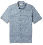 Burberry - Floral-Print Cotton Short-Sleeved Shirt - Men - Blue