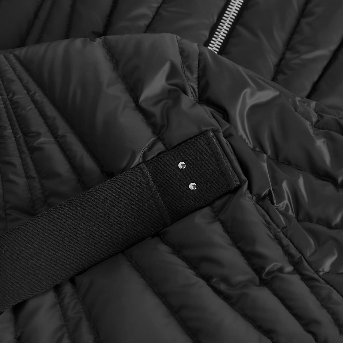 Rick Owens x Moncler Geocamo Flight Jacket in Black