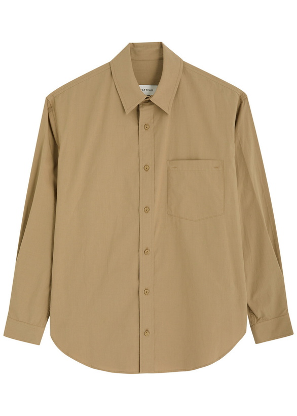 Photo: Matteau Relaxed Cotton Shirt Stone