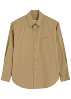 Matteau Relaxed Cotton Shirt Stone