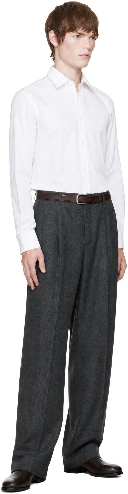 ANOTHER ASPECT Gray Another 1.0 Suit Trousers