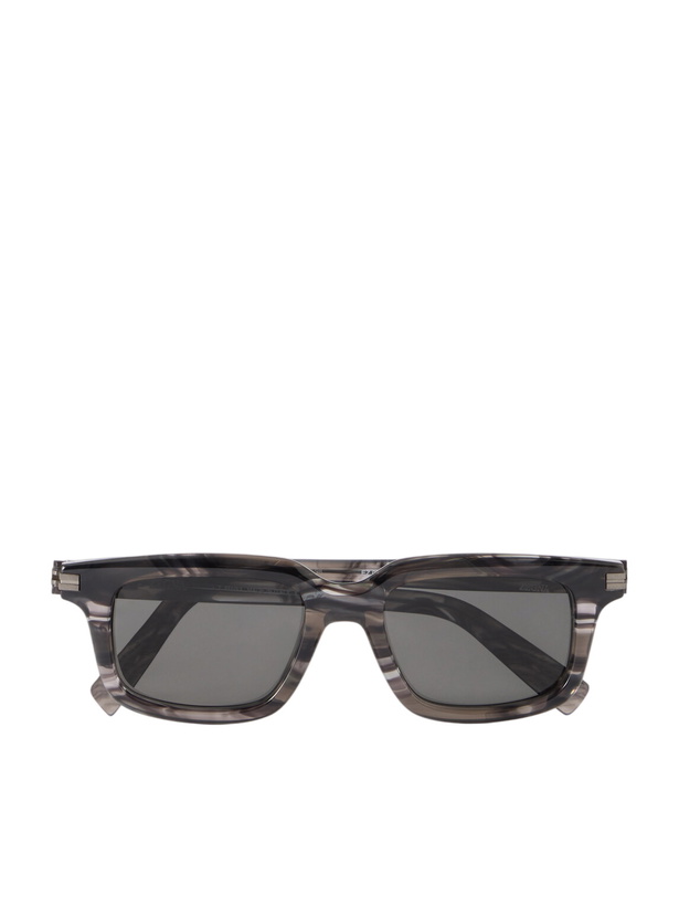 Photo: Zegna - Square-Frame Acetate Sunglasses - Black