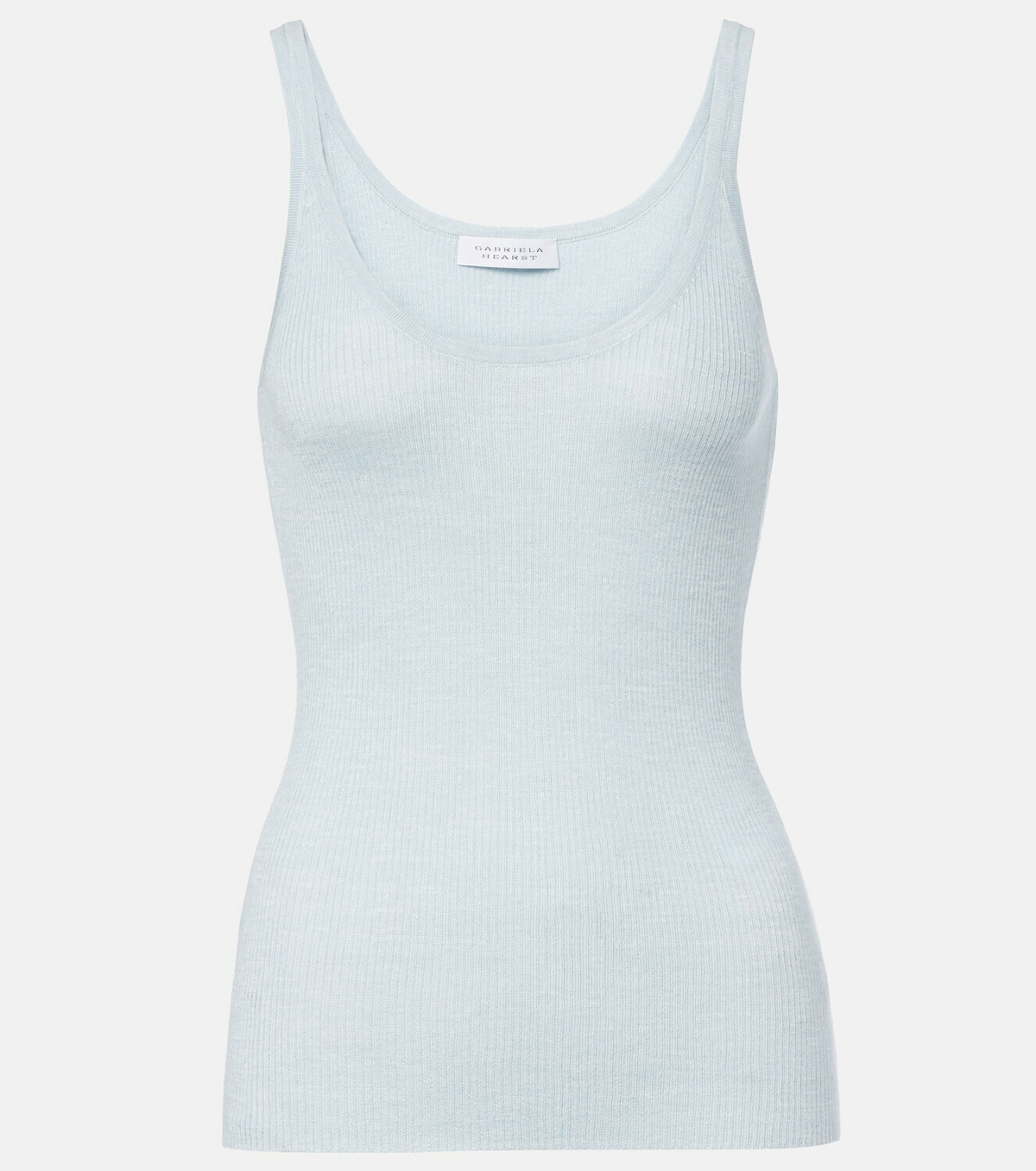 Gabriela Hearst Cinxia cashmere, silk, and hemp tank top