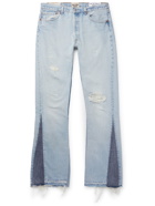 Gallery Dept. - La Flare Slim-Fit Distressed Denim Jeans - Blue