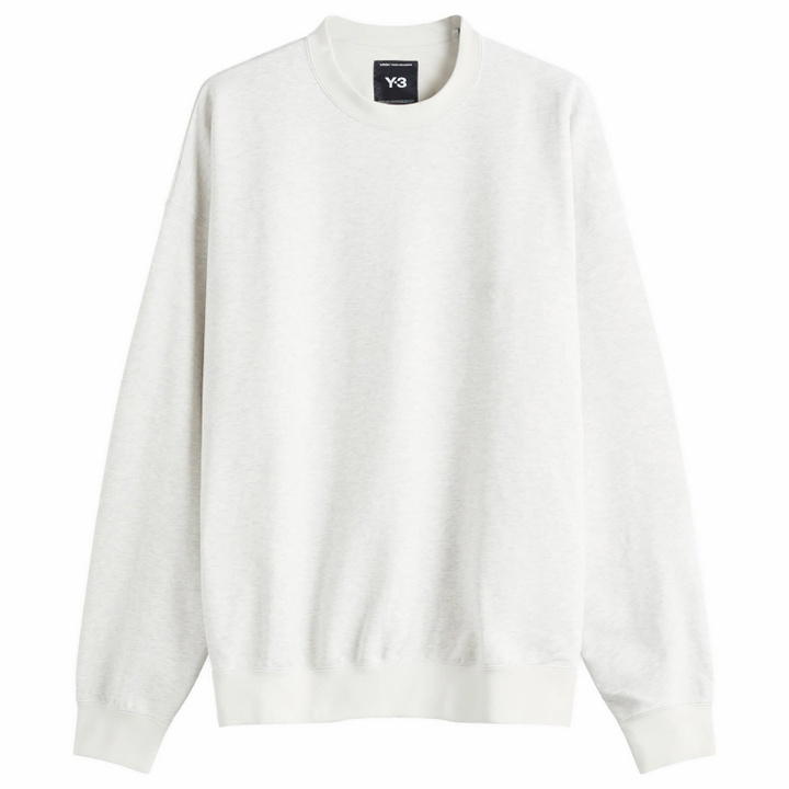 Photo: Y-3 Men's FT Sweatshirt in Light Grey