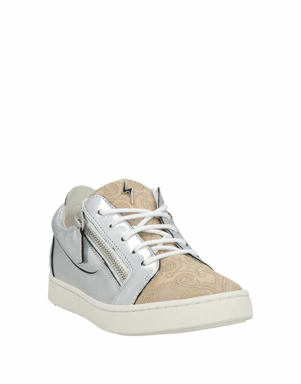 Giuseppe Zanotti Womens Sneakers in Silver