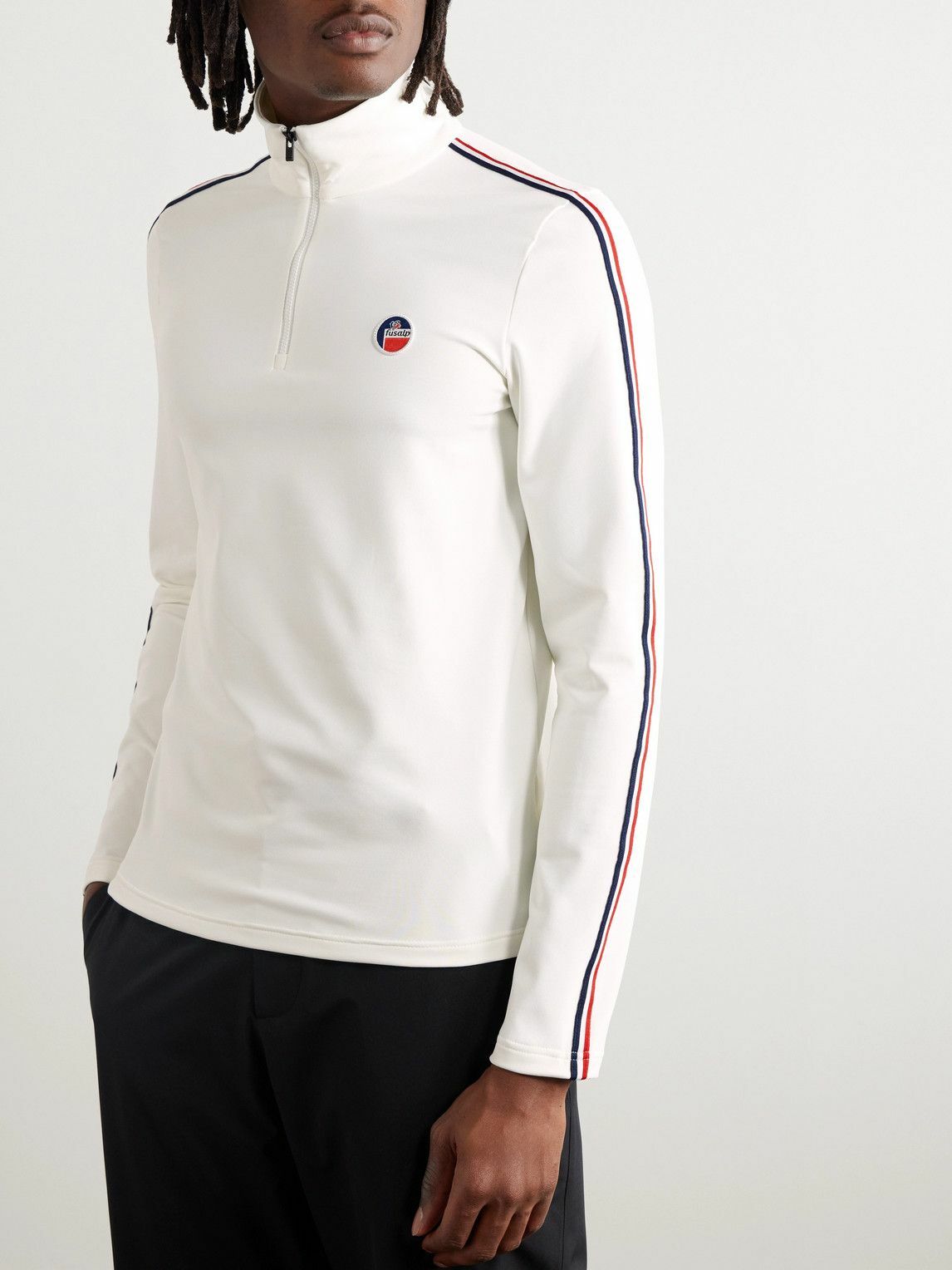 Fusalp - Mario III Logo-Appliquéd Stretch-Jersey Base Layer - White
