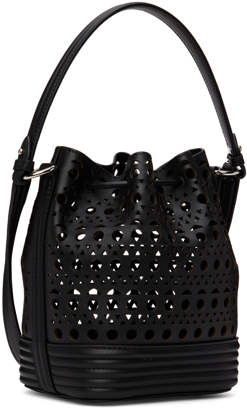 ALAÏA Black La Seau Openwork Shoulder Bag