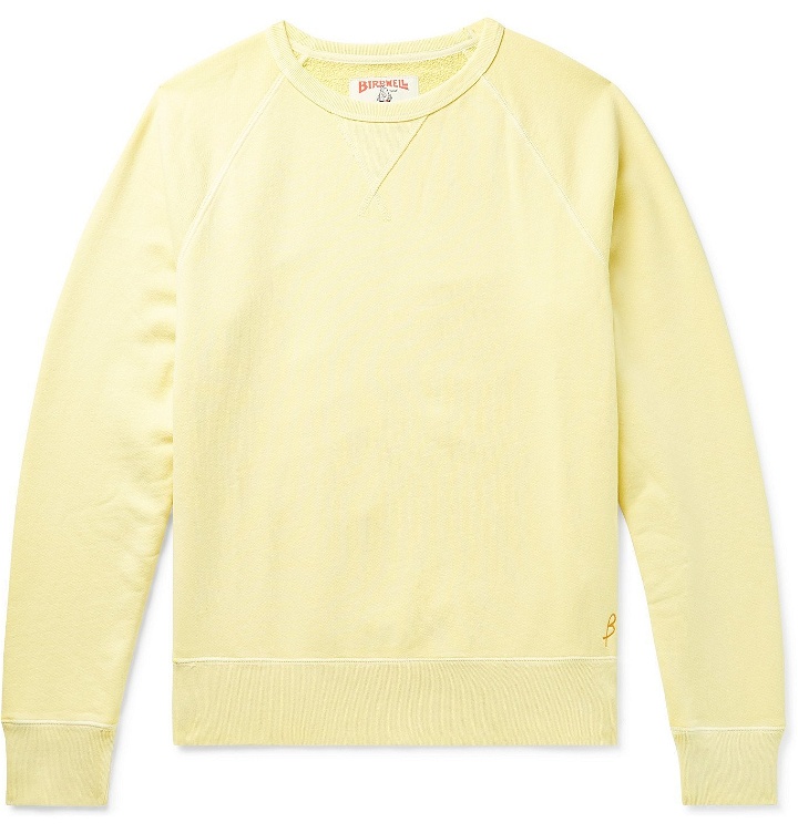 Photo: Birdwell - Loopback Cotton-Jersey Sweatshirt - Yellow