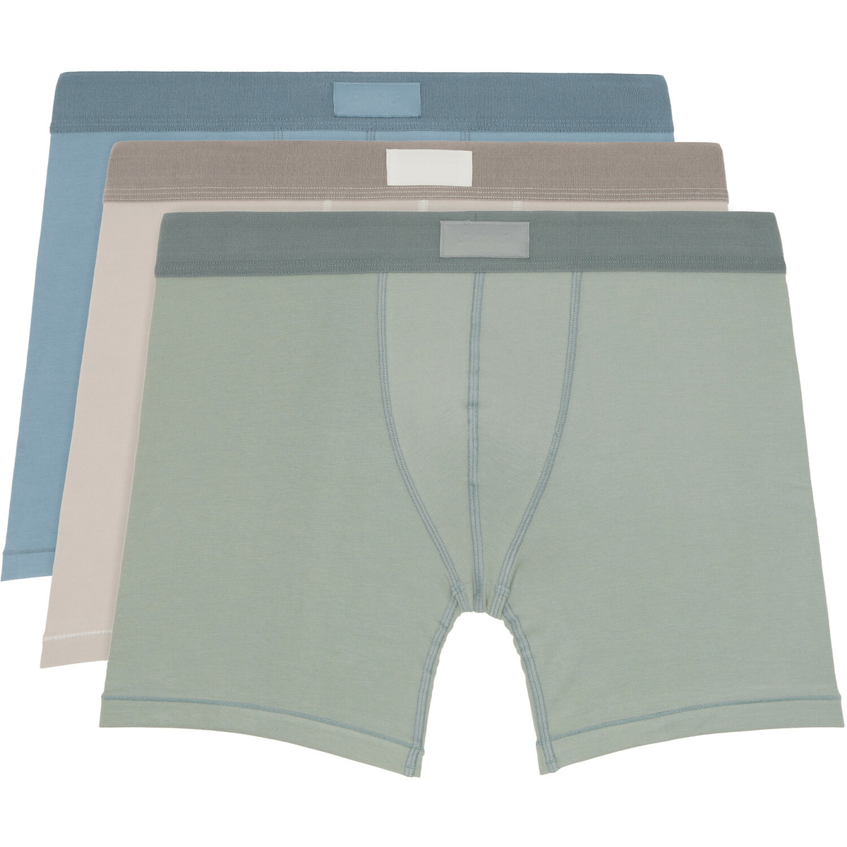 SKIMS Three-Pack Multicolor SKIMS Cotton 5 Boxer Briefs