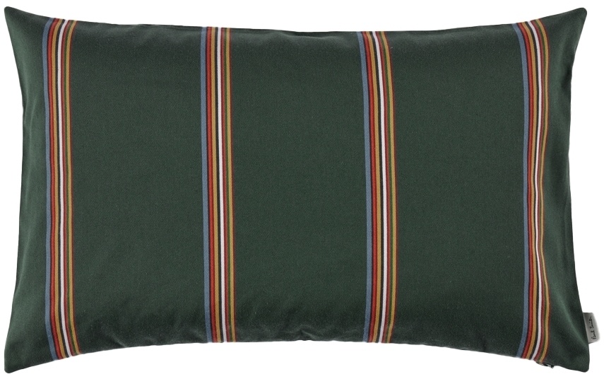 Photo: Paul Smith Green Signature Stripe Bolster Cushion