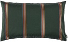 Paul Smith Green Signature Stripe Bolster Cushion