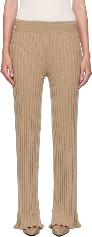 Photo: LISA YANG Beige Eveline Trousers