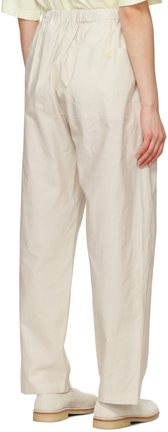 LEMAIRE Off-White Relaxed Trousers Lemaire