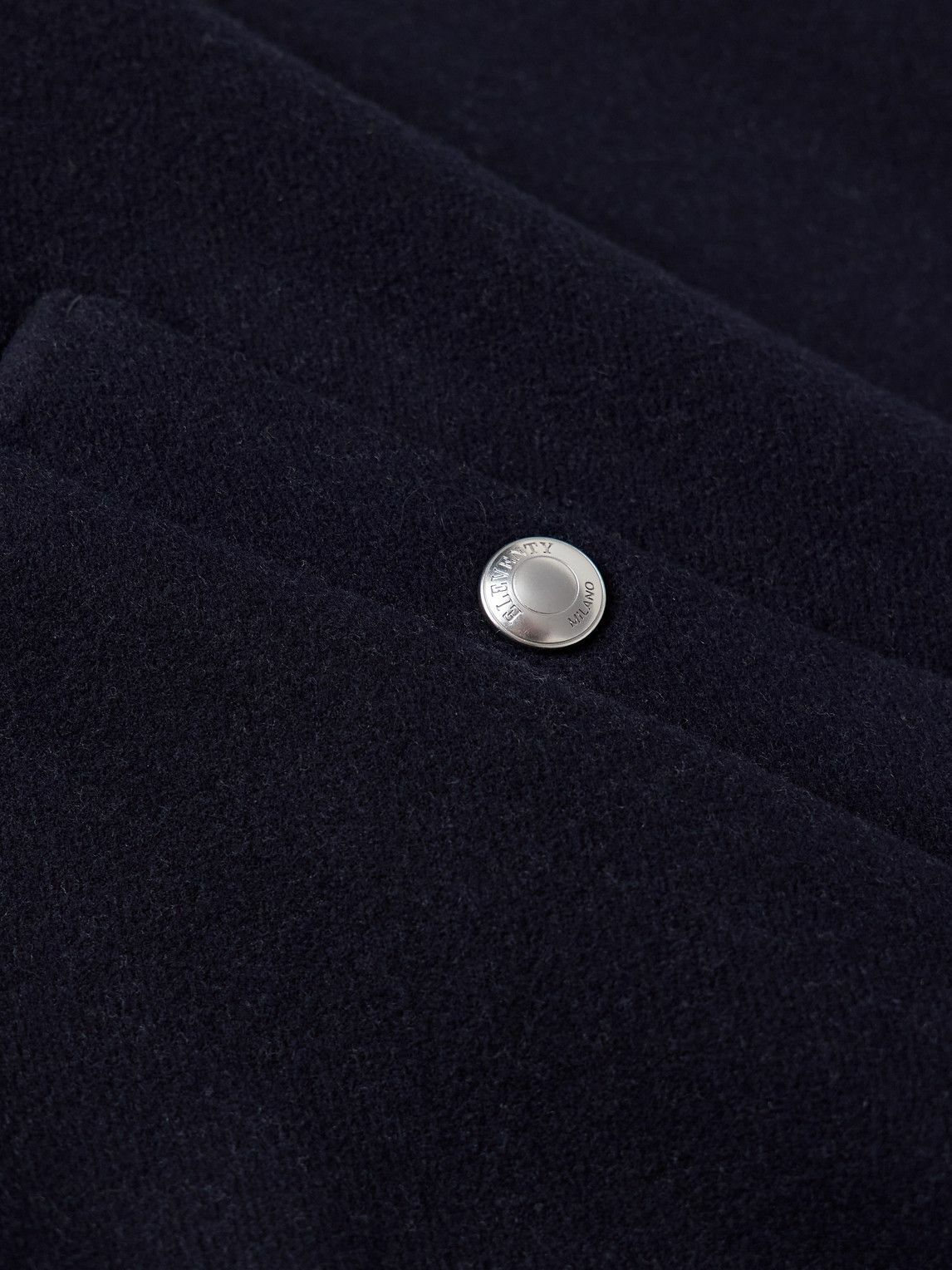 Eleventy - Wool-Felt Bomber Jacket - Blue