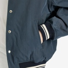 Maison Kitsuné Men's Back Logo Teddy Jacket in Deep Navy