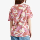 A Bathing Ape Women's Map Camo Oversized T-Shirt in Pink