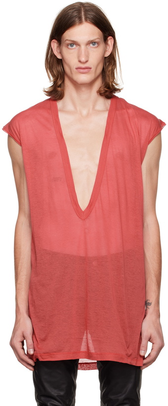 Photo: Rick Owens Red Dylan T-Shirt