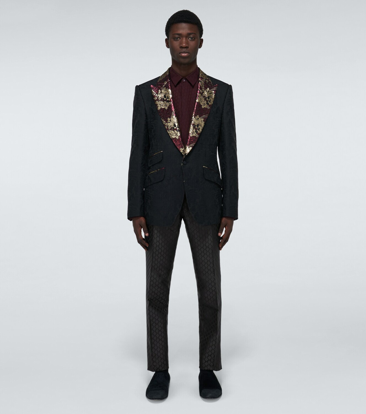 Dolce & Gabbana Black Chino Formal Cotton Pants