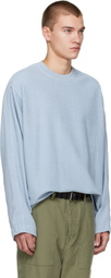CASEY CASEY Blue Workwear Sweatshirt