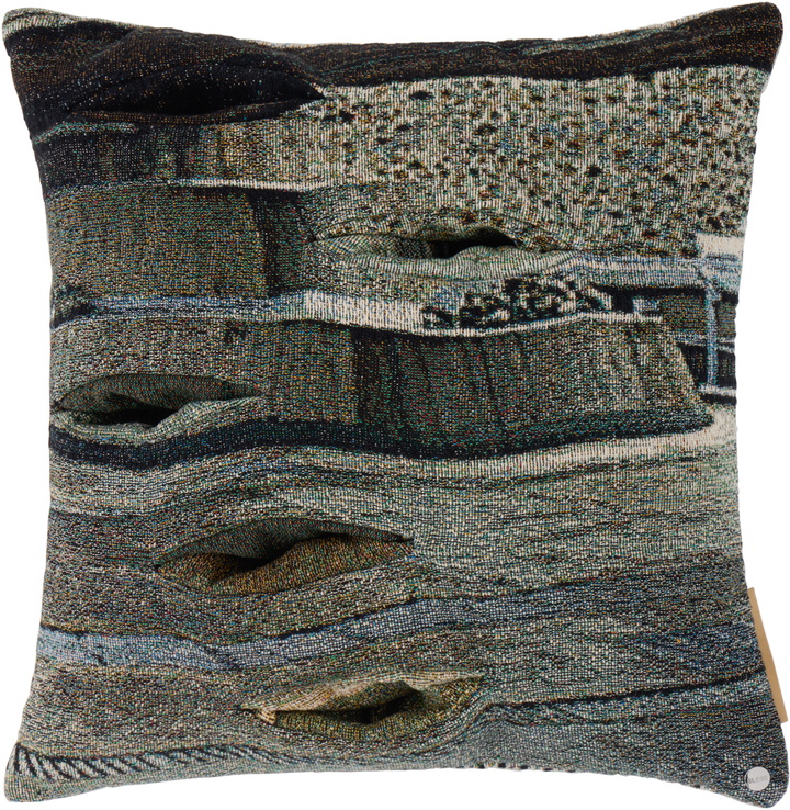 Photo: Bless Multicolor Nº46 The Kaleidescope Rooftop Blanket Slit Cushion