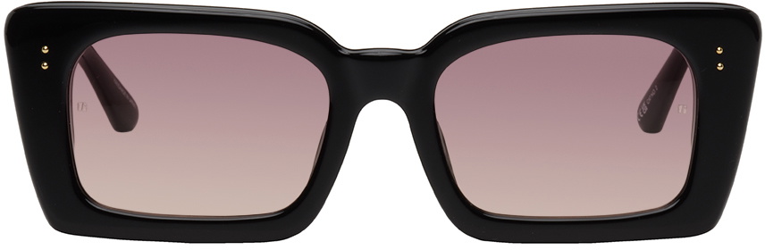 LINDA FARROW Black Nieve Sunglasses Linda Farrow Luxe