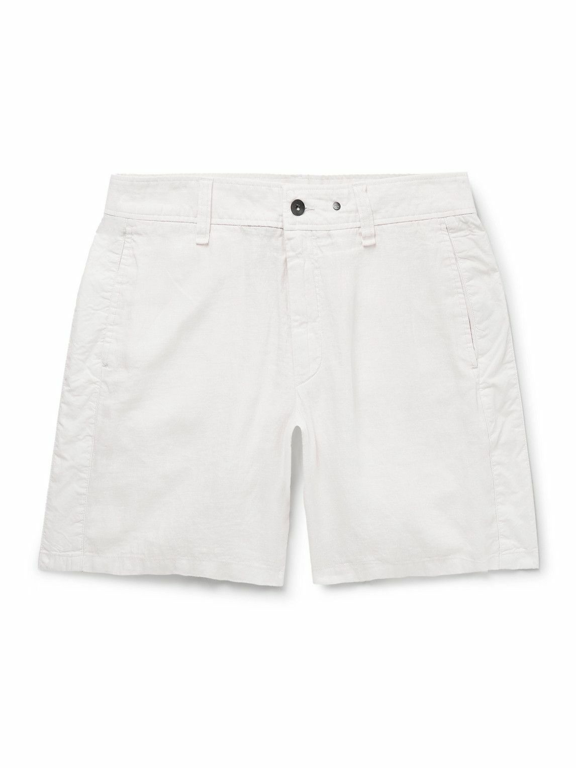 Rag & Bone - Haydon Straight-Leg Linen Shorts - Neutrals
