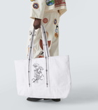 Bode Laundry embroidered canvas tote bag