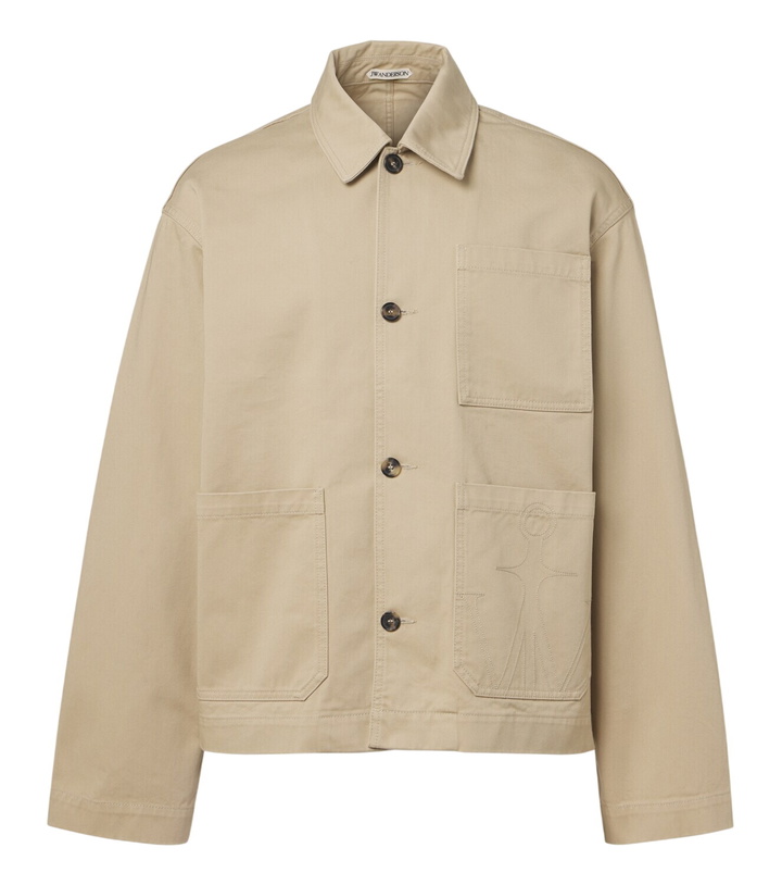 Photo: JW Anderson Embroidered cotton canvas jacket