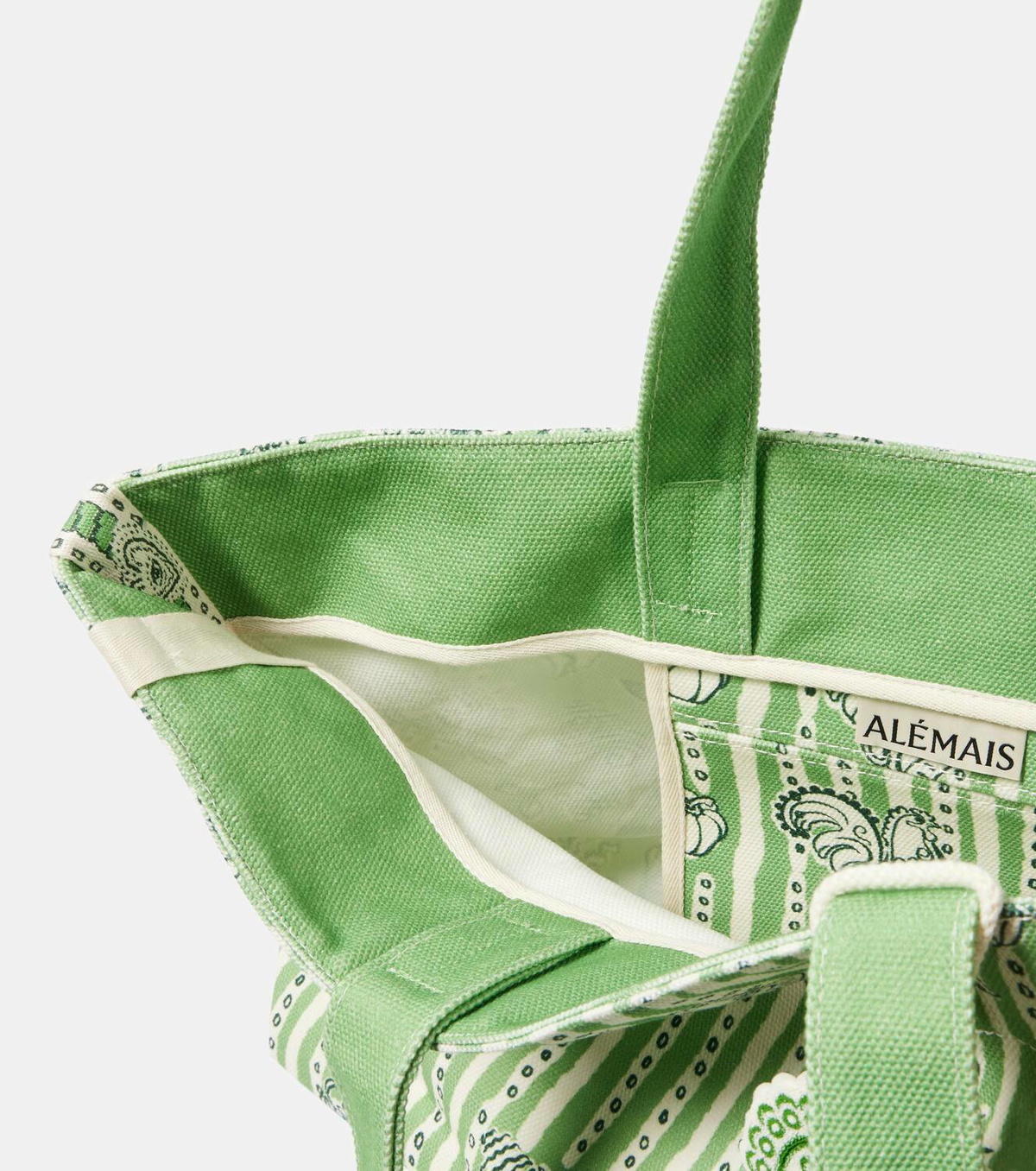 Alemais ルラ ラージプリントキャンバストートバッグ Alémais Lula Large canvas tote bag ALÉMAIS
