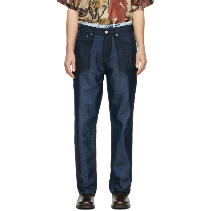 パンツ OUR LEGACY straight cut sheer pants navy パンツ OUR LEGACY straight cut sheer pants navy OUR LEGACY