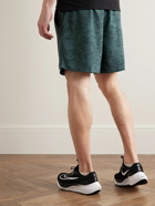Nike Running - Run Division Challenger Straight-Leg Printed Mesh-Panelled Dri-FIT Shorts - Green
