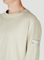 Stone Island - Ghost Logo Patch Sweatshirt in Beige