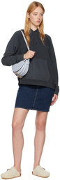 See by Chloé Blue Patchwork Hoodie